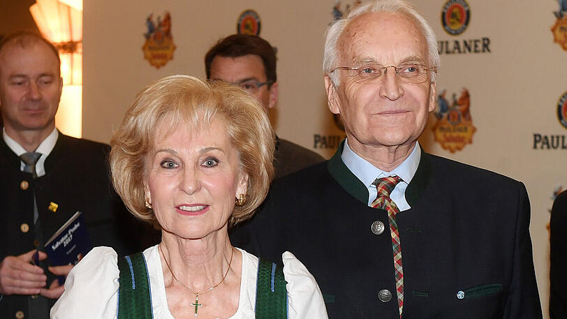 Edmund Stoiber und seine Frau Karin.