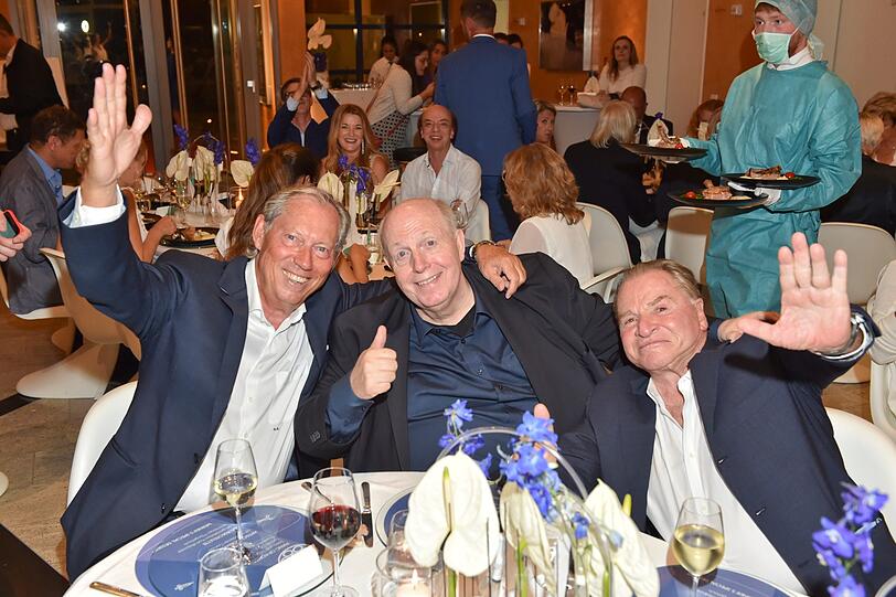 Reiner Calmund, Fritz Wepper und Prof. Werner Mang