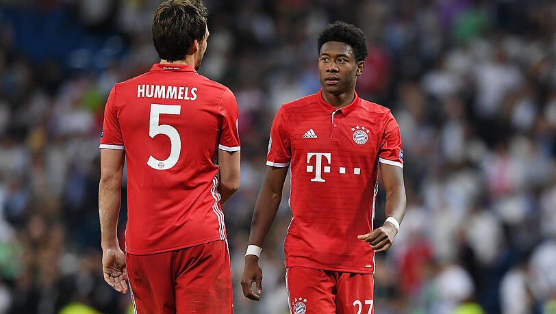 Hinter dem Einsatz von Mats Hummels und David Alaba gegen Wolfsburg steht noch ein Fragezeichen. Hinter dem Einsatz von Mats Hummels und David Alaba gegen Wolfsburg steht noch ein Fragezeichen.