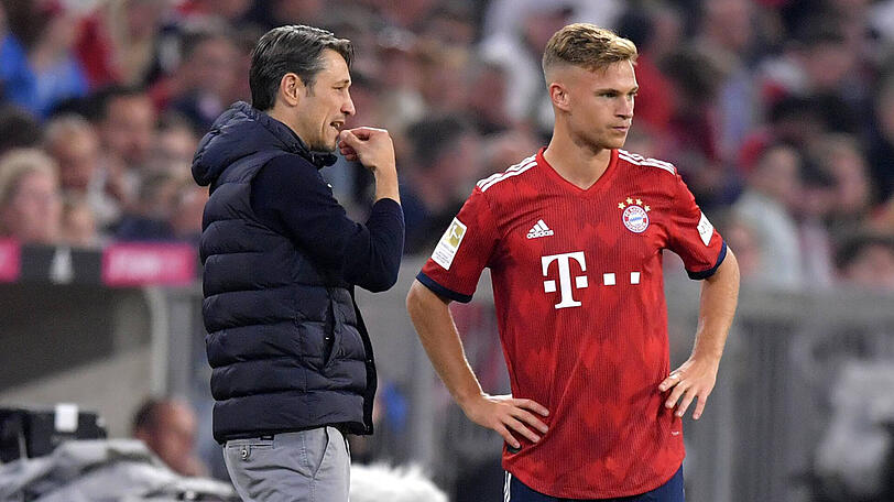 Vertraute beim FC Bayern: Niko Kovac (li.) und Joshua Kimmich.