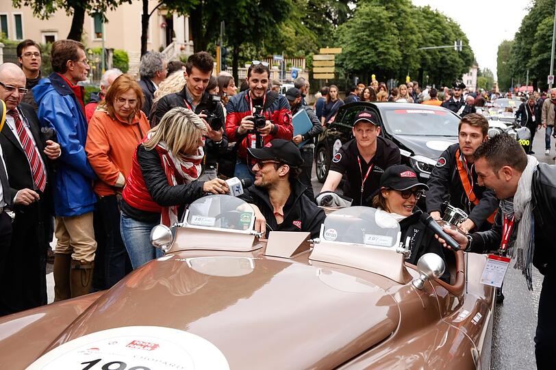 Bilder von der Mile Miglia 2013