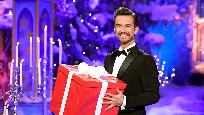 Ein besonderes Geschenk hatte Florian Silbereisen für seine Gast Andy Borg.