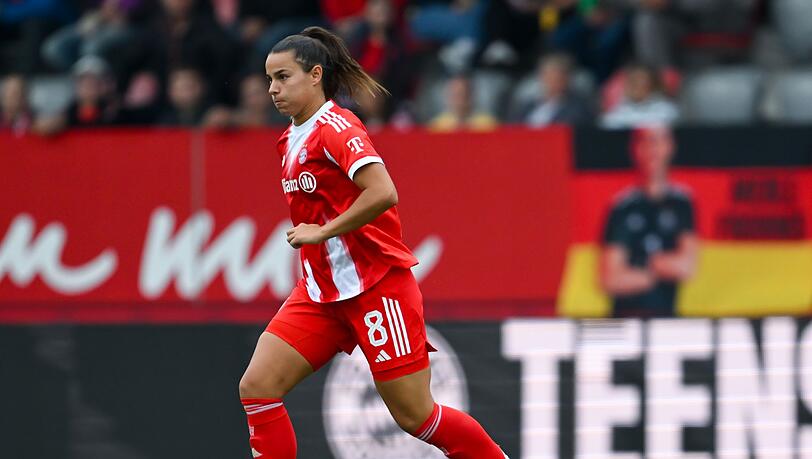 Traf zum zwischenzeitlichen Ausgleich für den FC Bayern München: Lena Oberdorf.