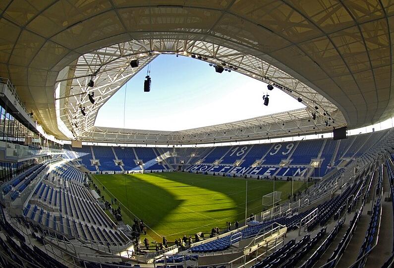 Die Löwen träumen von einem neuen Stadion. Es könnte so ähnlich aussehen wie die Arena von 1899 Hoffenheim.