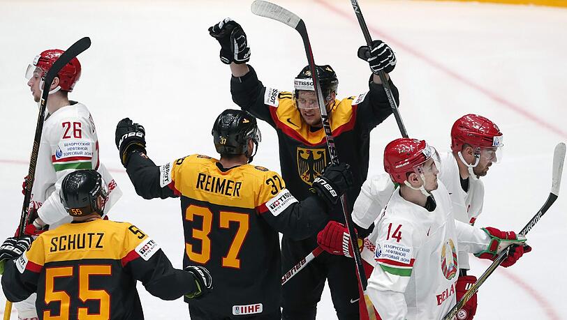 Die DEB-Auswahl darf aufs Viertelfinale hoffen. Die DEB-Auswahl darf aufs Viertelfinale hoffen.