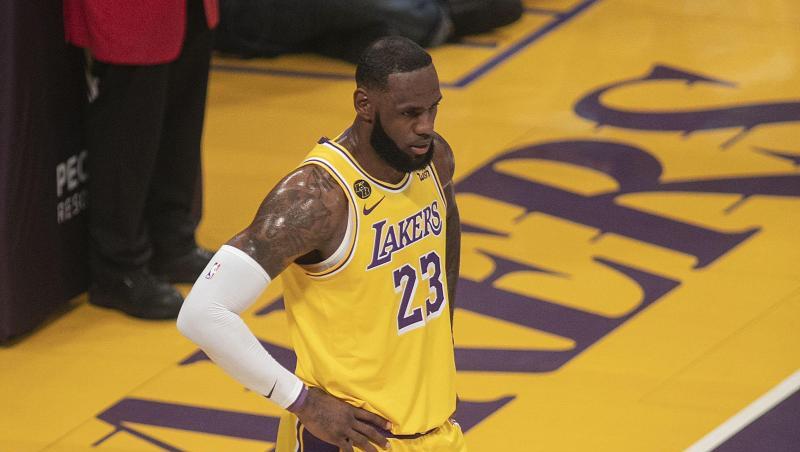 NBA-Superstar LeBron James spielt für die Los Angeles Lakers. NBA-Superstar LeBron James spielt für die Los Angeles Lakers.