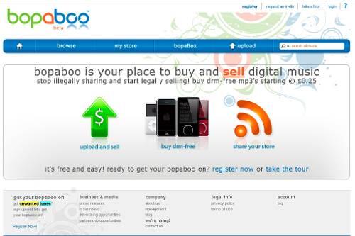 ie Beta-Version von &bdquo;bopaboo&ldquo; ist bislang nur aus den USA oder Großbritannien zu erreichen.