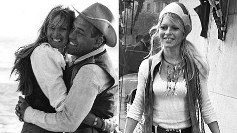 Schauspieler Mario Adorf und seine Frau Monique Faye lernten sich &uuml;ber Brigitte Bardot (r.) kennen.