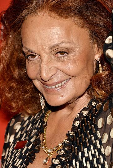 Platz 71: Diane von Fürstenberg, belgisch-amerikanische Modedesignerin