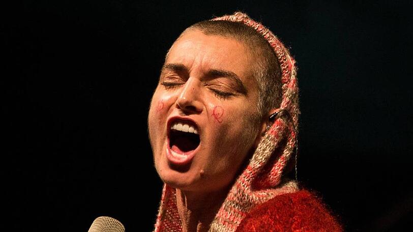 Sängerin Sinéad O'Connor, als sie noch nicht zum Islam gefunden hatte