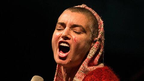 Sängerin Sinéad O'Connor, als sie noch nicht zum Islam gefunden hatte