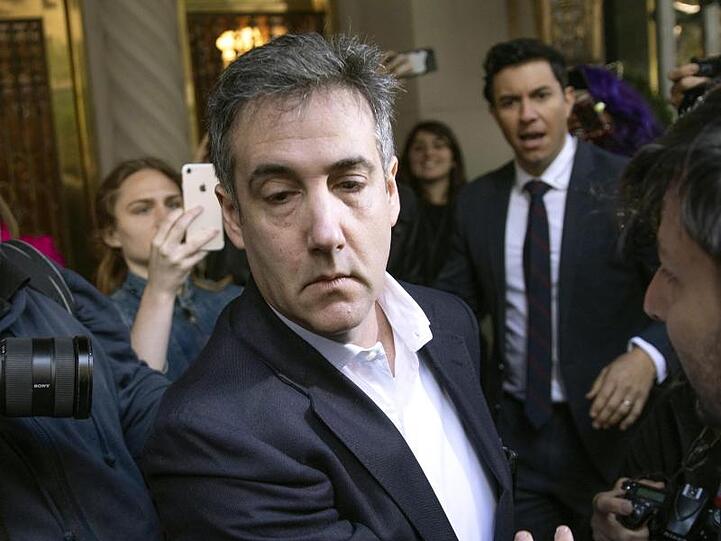 Michael Cohen, ehemaliger Anwalt von US-Präsident Trump, vor Beginn seiner Gefängniszeit im Mai 2019.