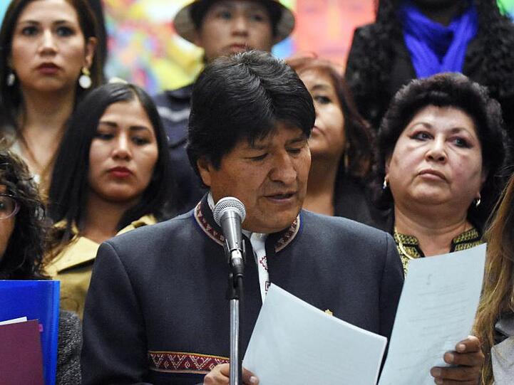 Evo Morales, Präsident von Bolivien, will die Gewalt gegen Frauen bekämpfen.