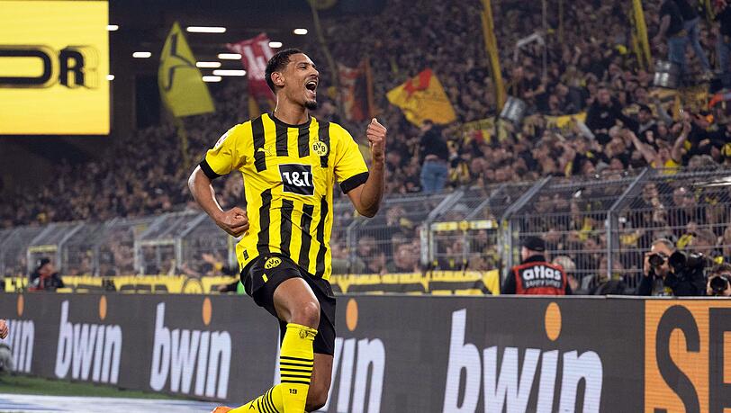 Traf beim Dortmunder 6:1-Sieg gegen den 1. FC Köln doppelt: Stürmer Sebastien Haller.