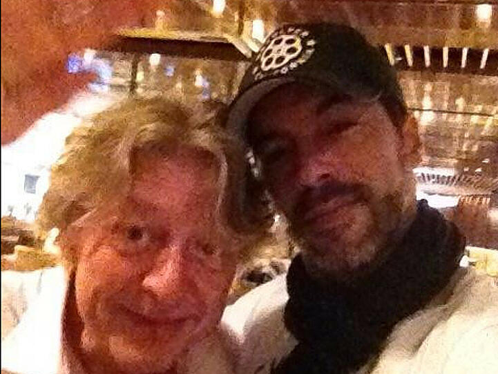 Neue beste Freunde: Walter Freiwald und Aurelio Savina
