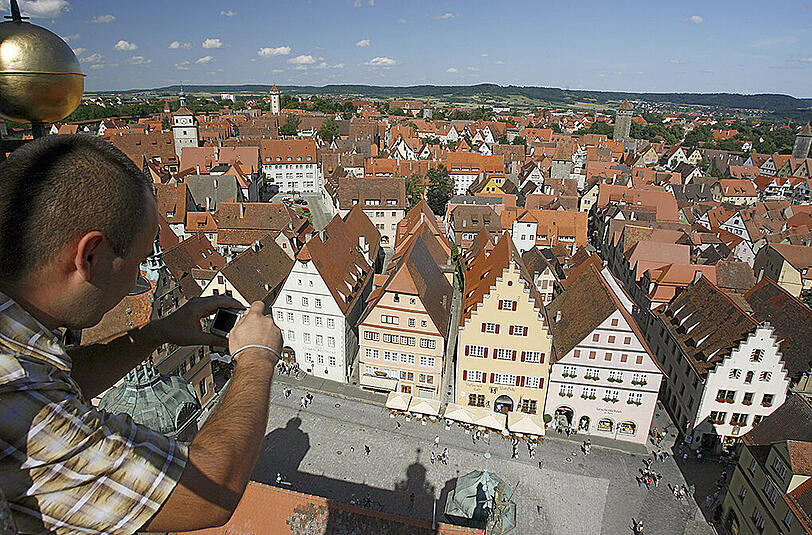 Ebenfalls von "Lonely Planet" erwähnt: Die Altstadt von Rothenburg ob der Tauber.