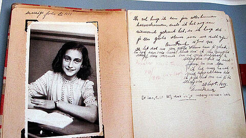 Ein Auszug aus dem Tagebuch der Anne Frank.