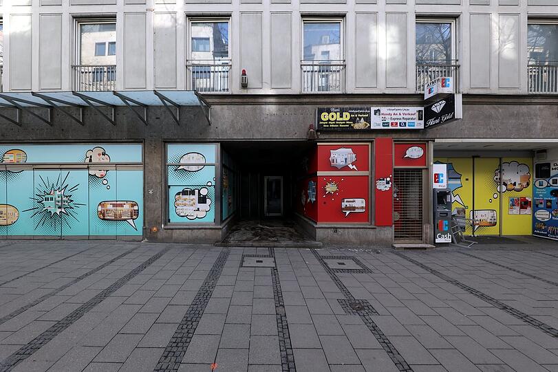 Geschlossen! In der Schützenstraße sind viele Läden momentan zu.