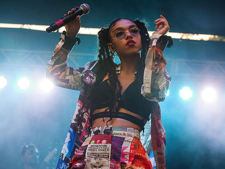 FKA twigs bei einem Auftritt auf dem Pitchfork Music Festival