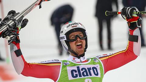 Stefan Luitz war nach seinem zweiten Platz in Alta Badia glücklich.