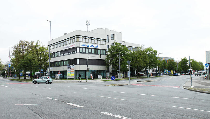 In diesem Komplex an der Heidemannstraße wollen die Stars der Salafisten-Szene auftreten.