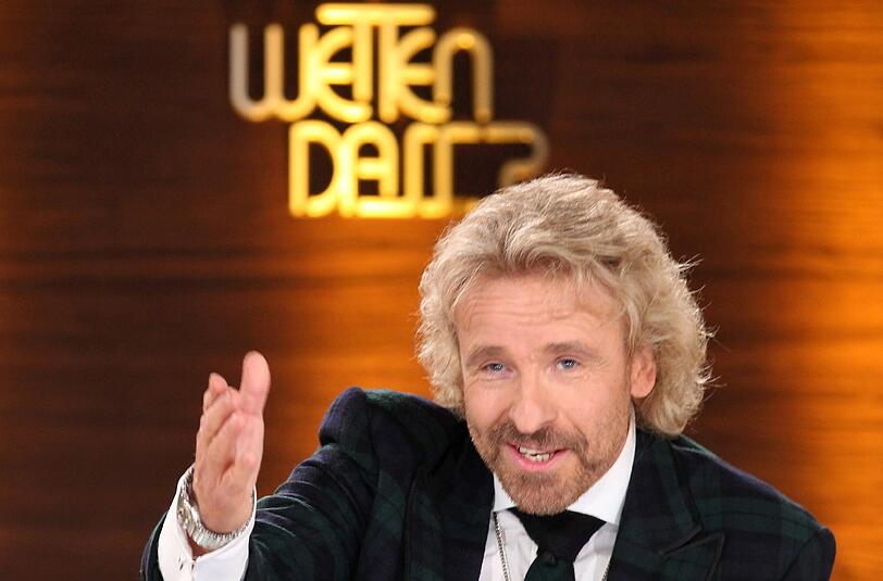 "Wetten, dass..?", einmal im Jahr als Highlight serviert, wäre eine Option, zu der Thomas Gottschalk nicht kategorisch Nein sagen würde.