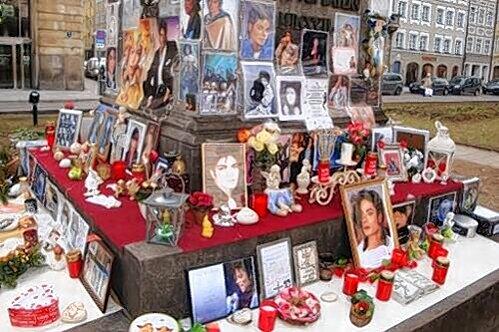 Die derzeitige Pilgerstädte für Michael Jackson-Fans am Bayerischen Hof.