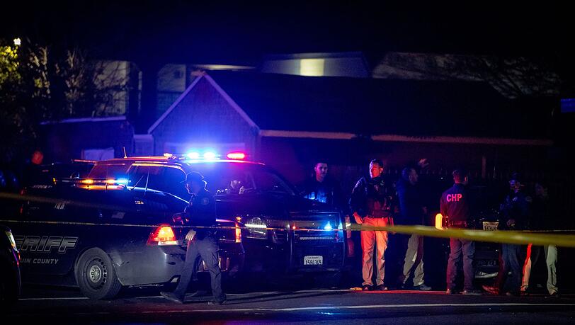 In Stockton sind bei einem Familientreffen Schüsse gefallen.