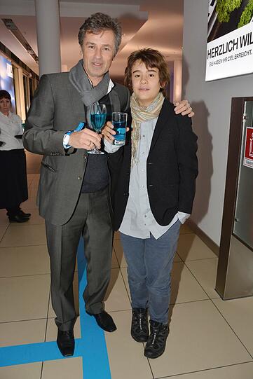 Timothy Peach mit Sohn Nelson