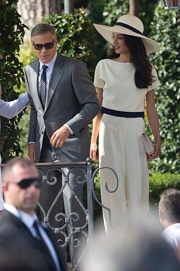 Amal Alamuddin und George Clooney haben in Venedig geheiratet.
