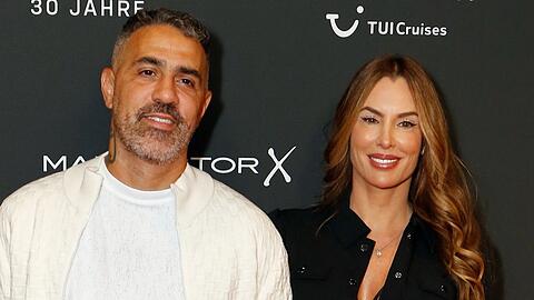 Rapper Bushido und seine Ehefrau Anna-Maria Ferchichi auf einem Event.