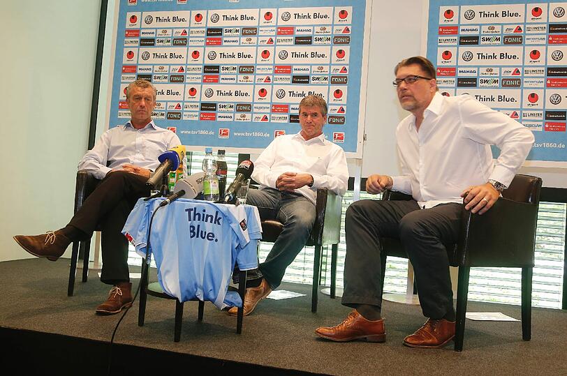 Die Bilder von der Präsentation des neuen Löwen Trainers Friedhelm Funkel.