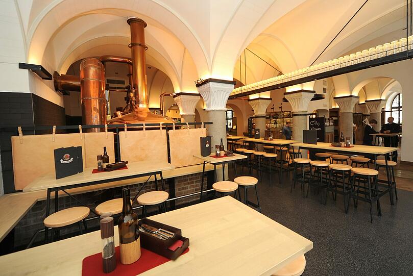 Das Paulaner Bräuhaus am Kapuzinerplatz erstrahlt in neuem Glanz. Am 10. Juli ist offizielle Eröffnung.