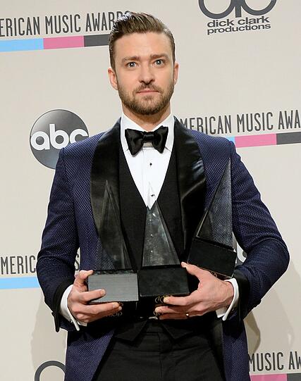 Justin Timberlake war der zweite große Gewinner des Abends. Er wurde von den Fans nicht nur zum "Beliebtesten männlichen Pop/Rock Künstler" gewählt, er sahnte auch die Awards in den Kategorien "Bester Soul/R&B Künstler" und "Bestes Soul/R&B Album" ab.