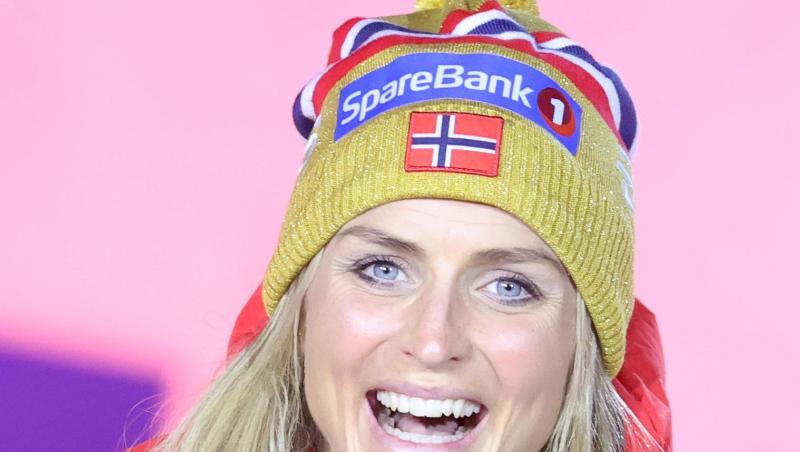 Die Siegerin der Nordischen Ski-WM Therese Johaug aus Norwegen.