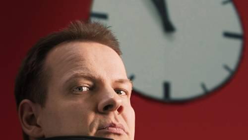 Zeitgeschichtlich auf der Höhe: Thomas Schreckenberger. Zeitgeschichtlich auf der Höhe: Thomas Schreckenberger.