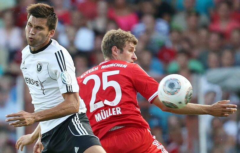 Die Bayern gewinnen souverän gegen den Regionaligisten. Die Bilder vom Spiel
