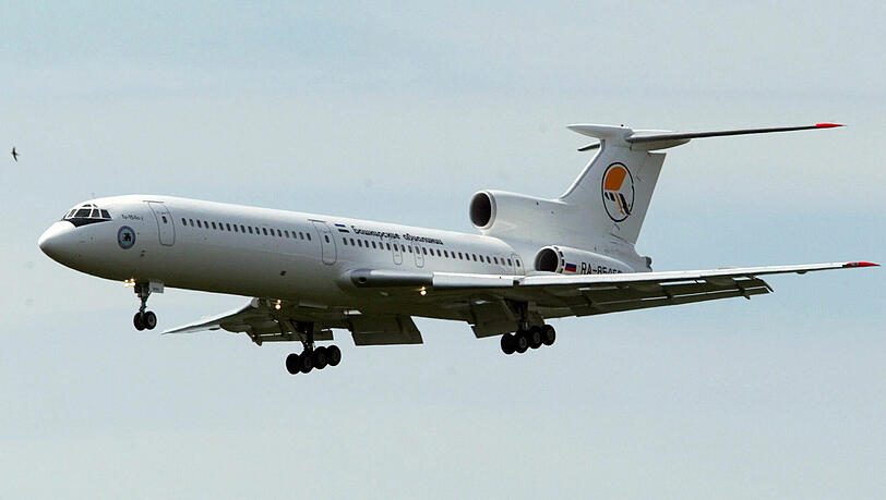 Eine Tupolew Tu-154 der Bashkirian Arlines (Aufnahme aus dem Jahr 2002). Eine russische Maschine dieses Typs ist am Sonntag ins Schwarze Meer gestürzt.