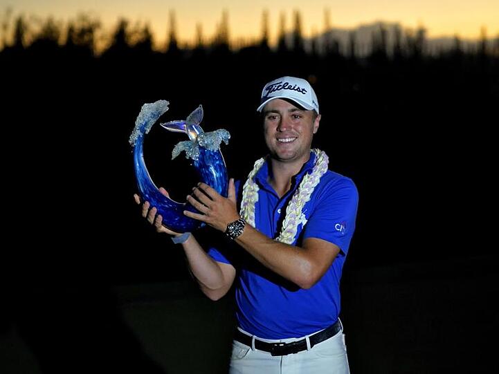 Golfprofi Justin Thomas gewann erneut das Jahres-Auftaktturnier auf Hawaii.