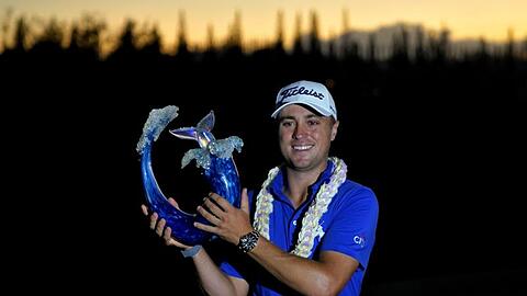Golfprofi Justin Thomas gewann erneut das Jahres-Auftaktturnier auf Hawaii.
