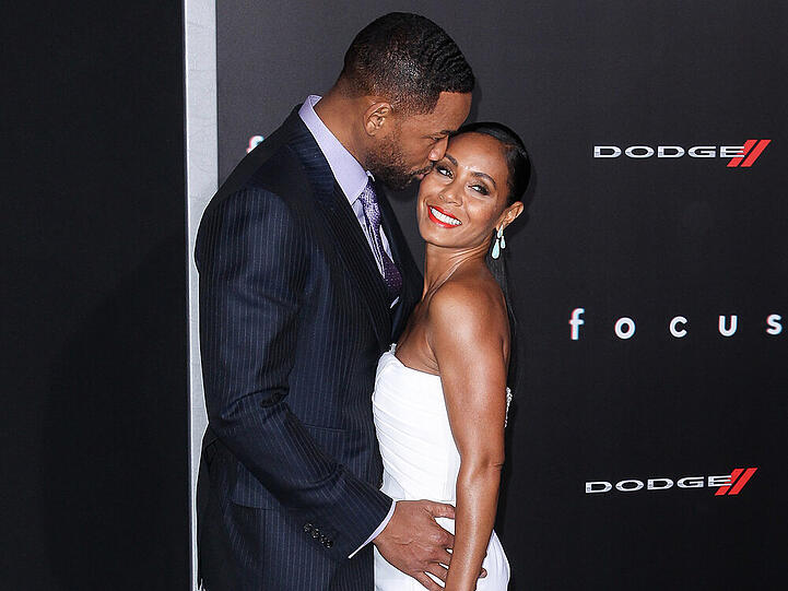 Will Smith und Jada Pinkett Smith auf der Premiere seines Films "Focus" in Los Angeles