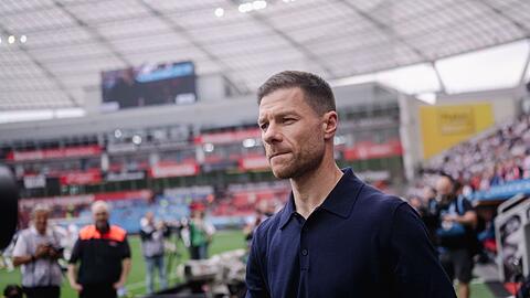 Trainer Xabi Alonso spielte mit der Werkself eine ausgezeichnete Bundesliga-Saison.