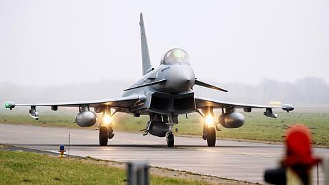Der Eurofighter wurde gemeinsam von Deutschland, Großbritannien, Spanien und Italien entwickelt. (Symbolfoto)