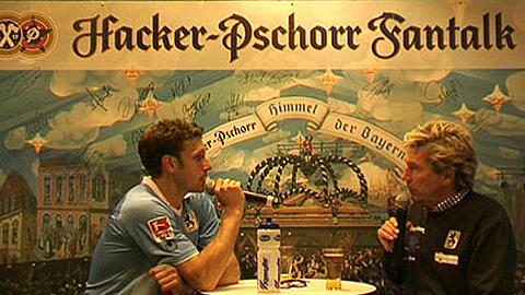 Moritz Volz nach der Pleite gegen Sandhausen im Hacker Pschorr Fantalk
