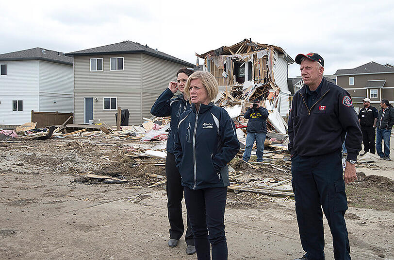 Provinz-Regierungschefin Notley bei Facebook: "Fort McMurray und die umliegenden Gemeinden wurden gerettet. Und sie werden wieder aufgebaut." Foto: Chris Schwarz/Alberta Government