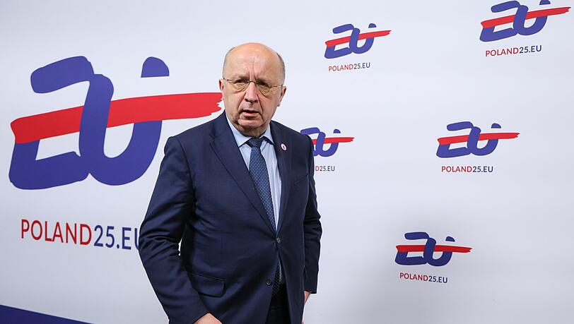 Treibt das Projekt für einen Drohnenwall voran: EU-Verteidigungskommissar Andrius Kubilius. (Archivbild)