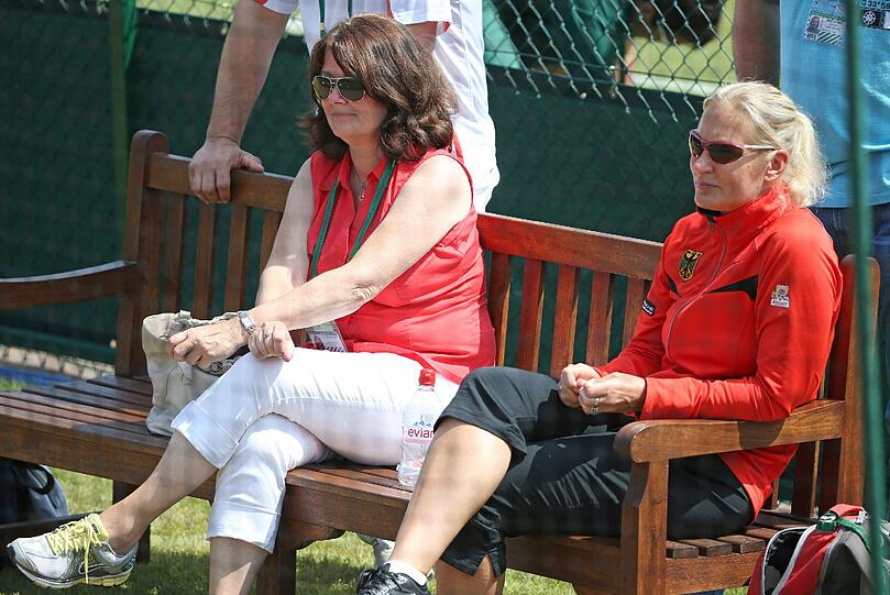 Letztes Training vor dem Finale in Wimbledon für Sabinbe Lisicki.