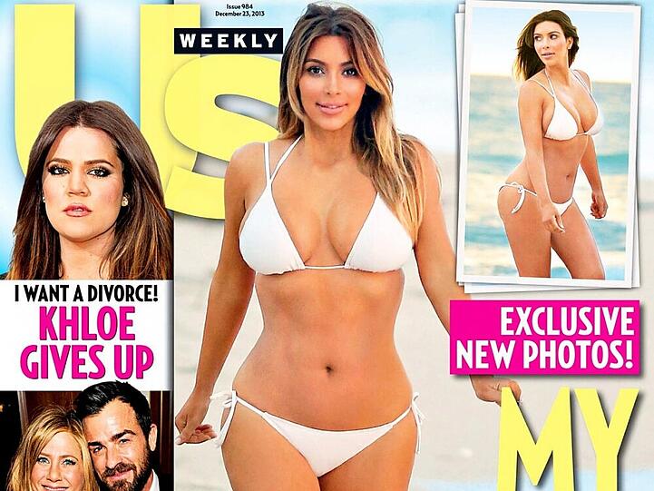 25 Kilo leichter: Kim Kardashian zeigt ihren Bikini-Body