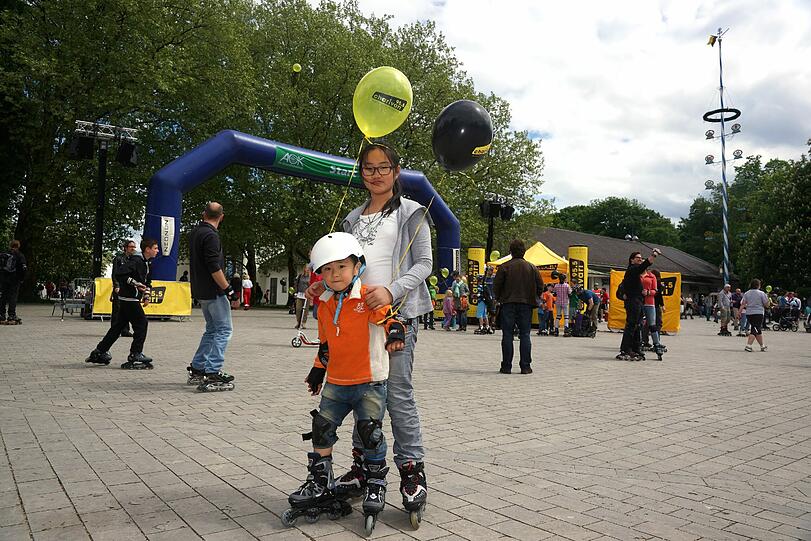 Sportlich: Der Saison-Auftakt der AOK-Blade-Night.