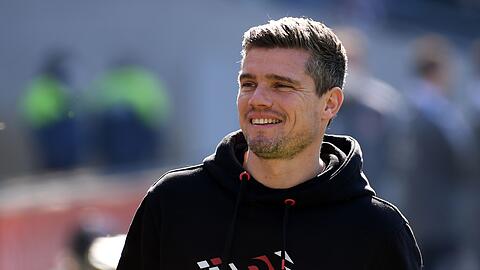 Nürnbergs Trainer Robert Klauß ist im Stadion.